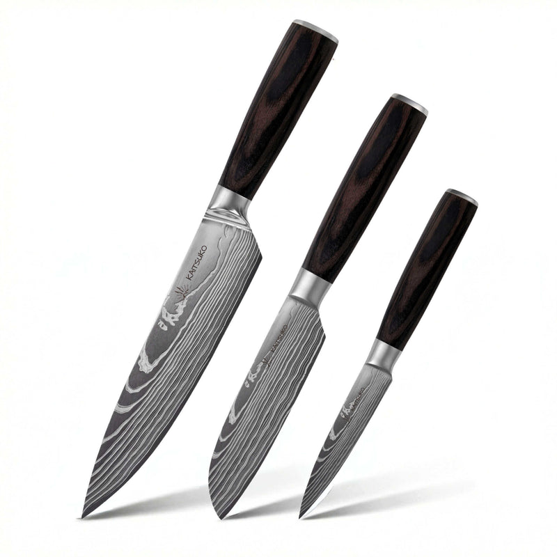 Set de 3 couteaux Japonais - Chef Tanaka