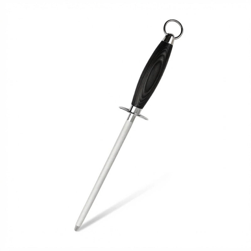 Fusil à aiguiser professionnel – Bois foncé – 23 cm