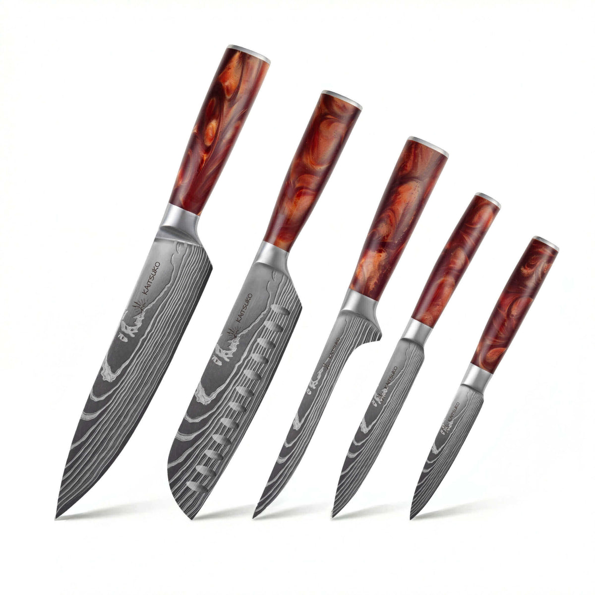 Set de 5 couteaux Japonais - Chef Tanaka - photo 5