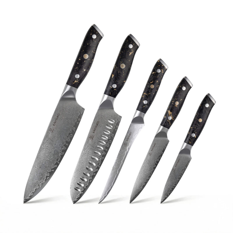 Set de 5 couteaux Japonais - Chef Yakumoto - photo 3
