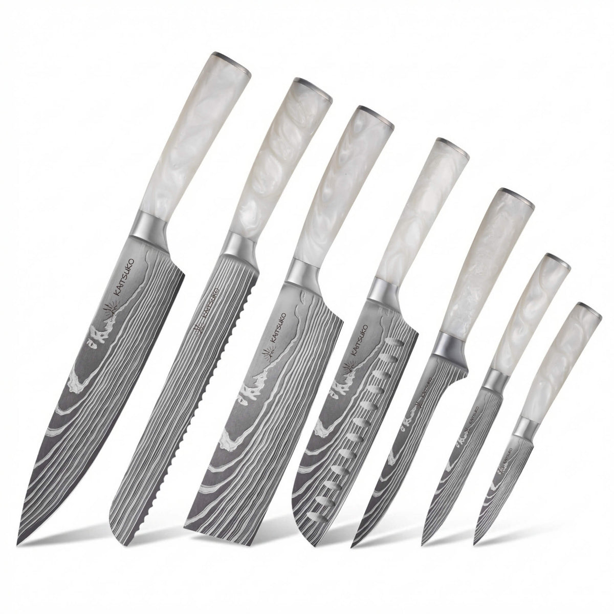Set de 7 couteaux Japonais - Chef Tanaka - photo 7