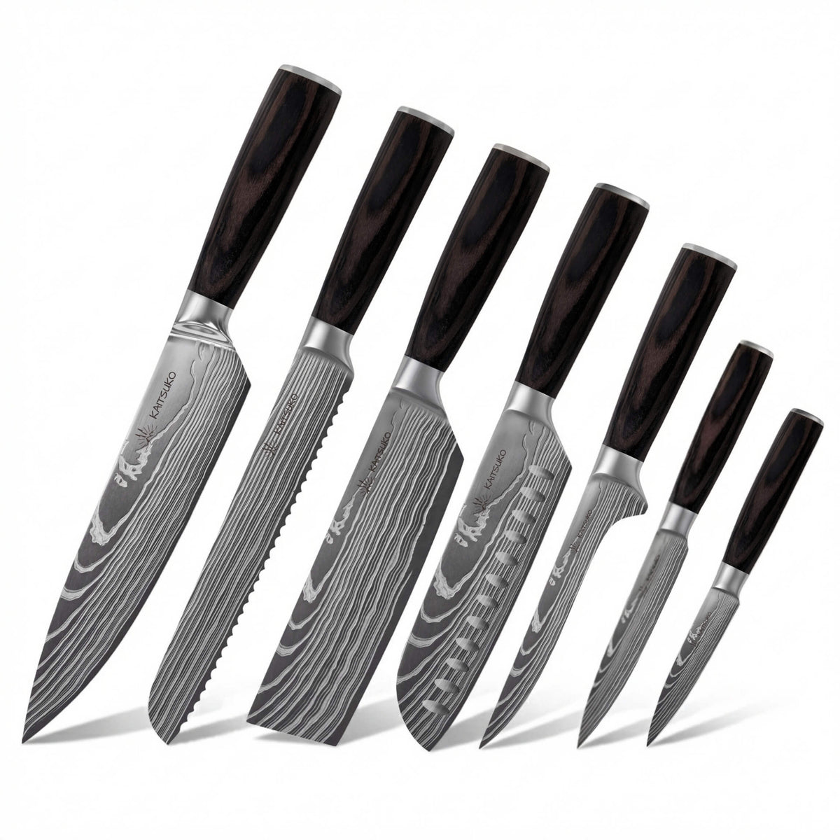 Set de 7 couteaux Japonais - Chef Tanaka